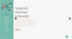 Desktop Screenshot of hansa.viljandi.ee